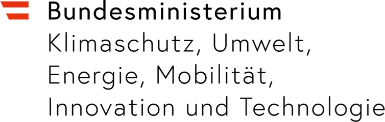 Logo des Bundesministeriums für Klimaschutz, Umwelt, Energie, Mobilität, Innovation und Technologie