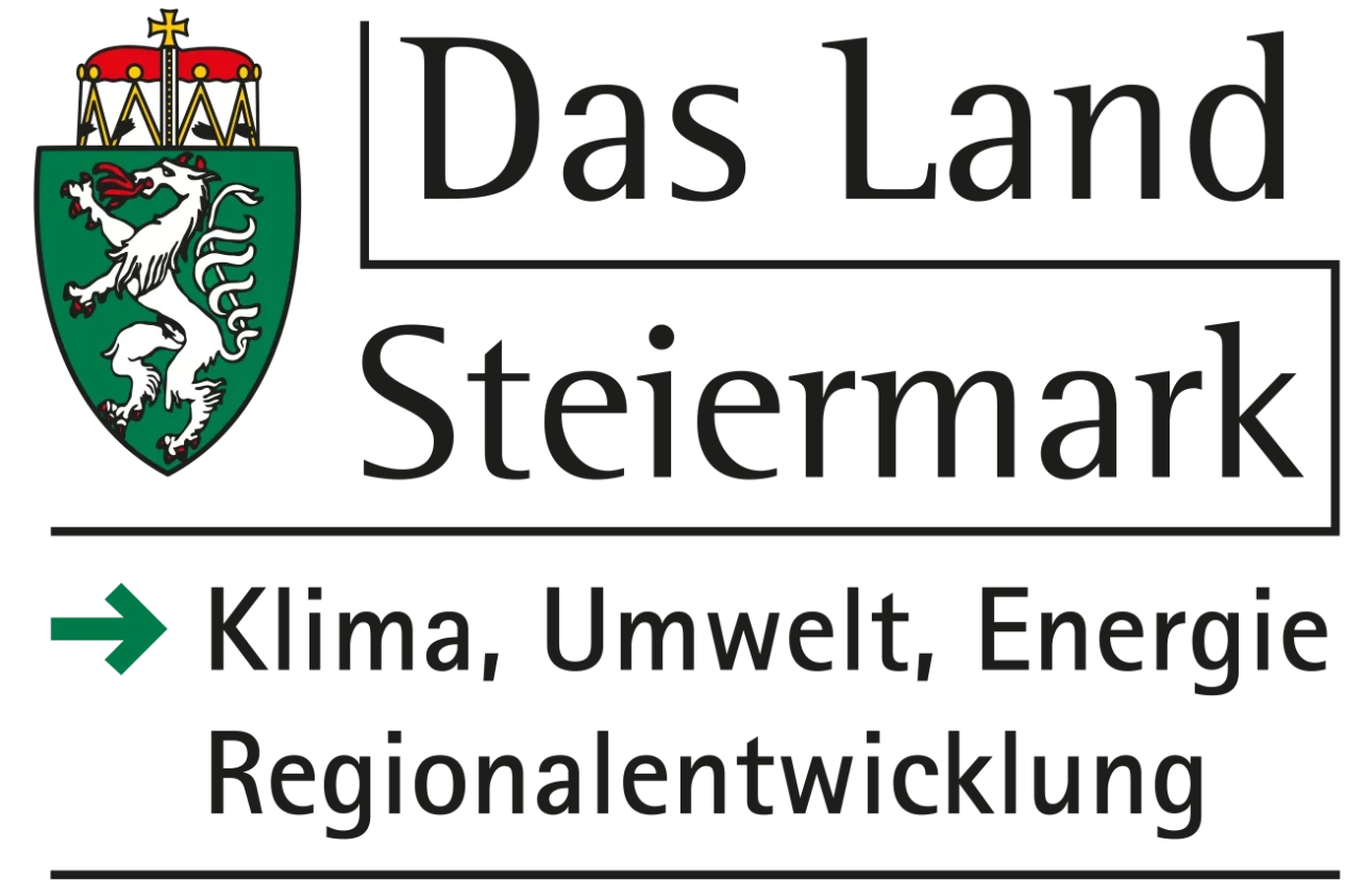 Logo Das Land Steiermark. Klima, Umwel, Energie, Regionalentwicklung