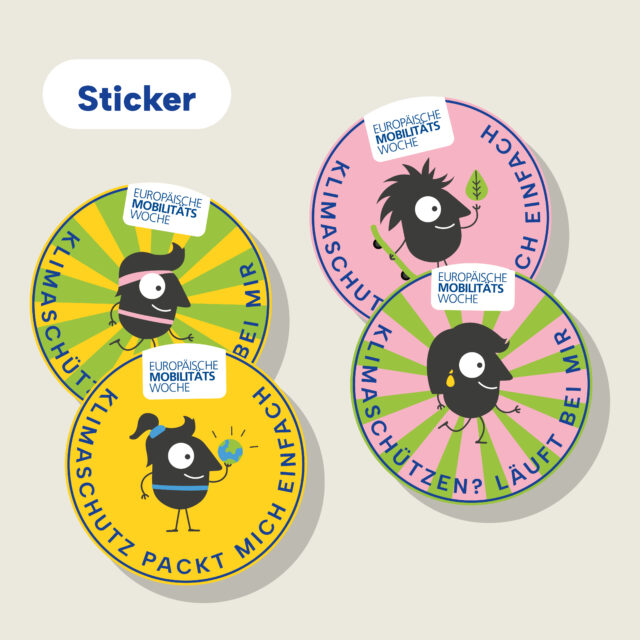 Sticker mit Edgar und Ella