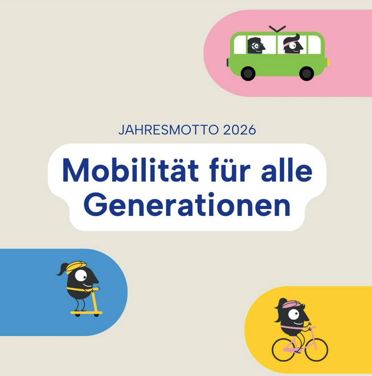 Jahresmotto: Mobilität für alle Generationen