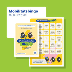 Zum Selbstdrucken: Mobilitätswochen-Bingo für Schulen
